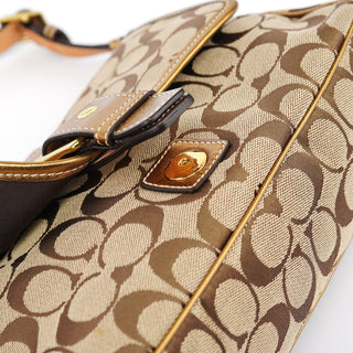 Coach 1482 Beige Gold Leather Soho Shoulder Bag