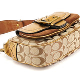 Coach 1495 Beige Bronze Signature Soho Shoulder Bag