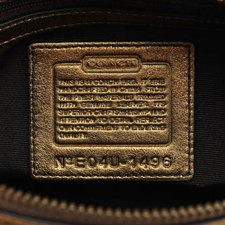 Coach 1496 Beige Bronze Signature Soho Shoulder Bag