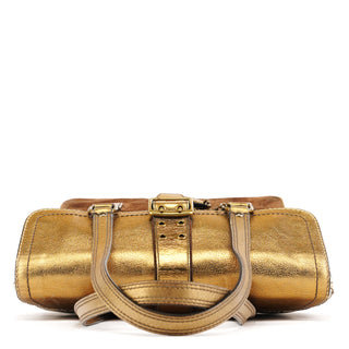 Coach 1498 Beige Brown Signature Soho Toite Bag