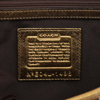 Coach 1498 Beige Brown Signature Soho Toite Bag