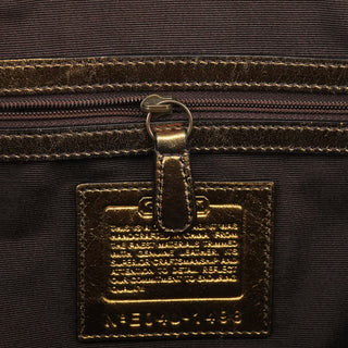 Coach 1498 Beige Brown Signature Soho Toite Bag