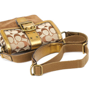 Coach 2004 Beige Gold Soho Crossbody Bag