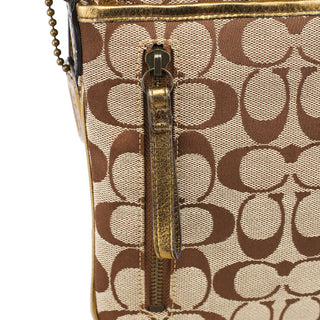 Coach 2004 Beige Gold Soho Crossbody Bag