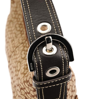 Coach 2154 Beige Brown Signature Soho Shoulder Bag