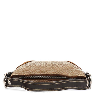 Coach 2154 Beige Brown Signature Soho Shoulder Bag