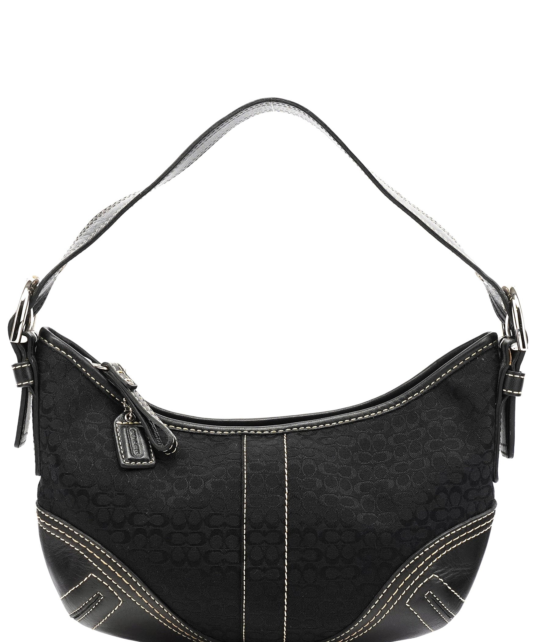 Coach 2154 Black Signature C Shoulder Bag