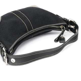 Coach 2154 Black Signature C Shoulder Bag