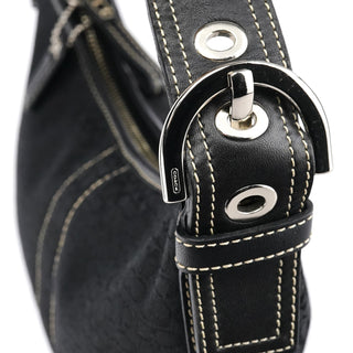 Coach 2154 Black Signature C Shoulder Bag