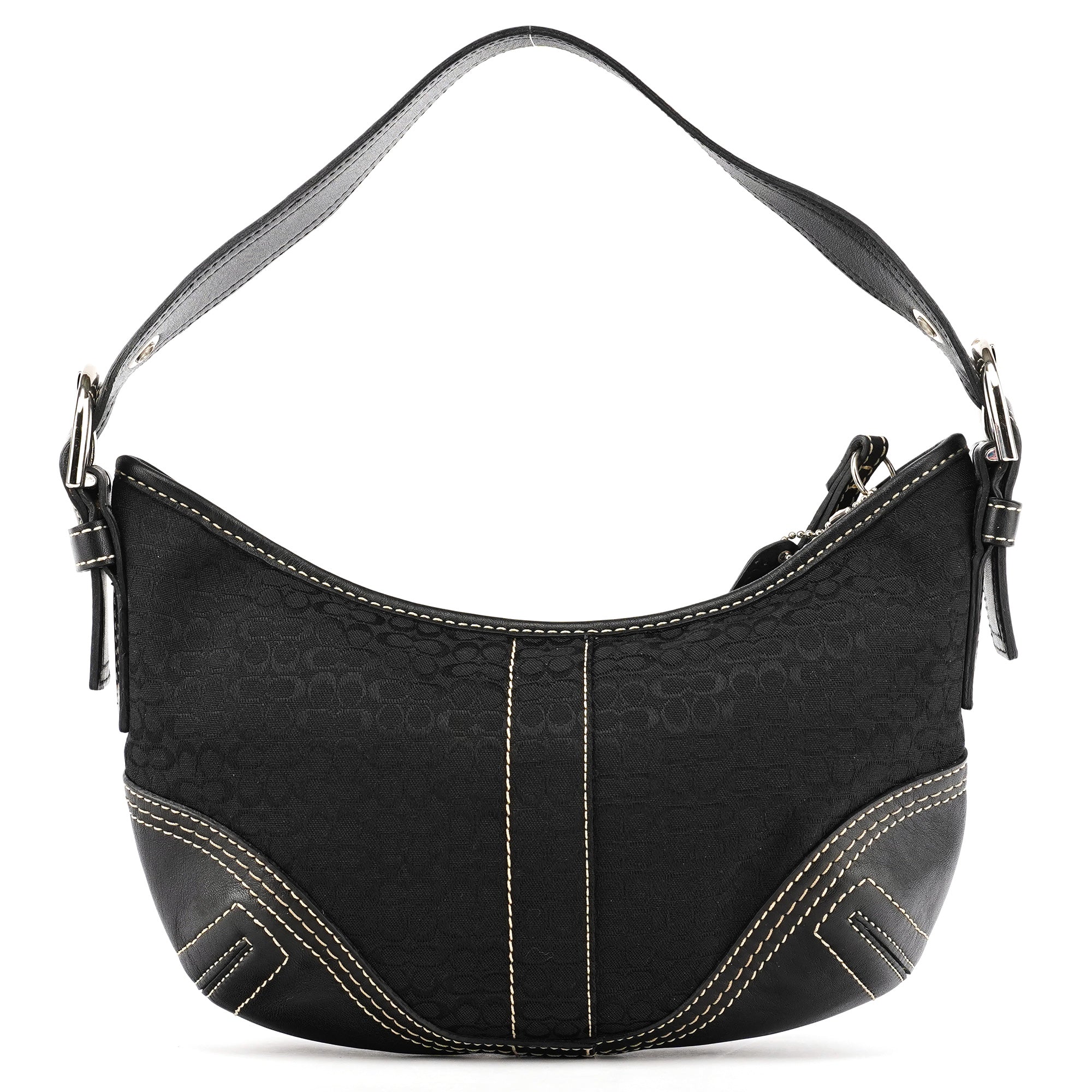 Coach 2154 Signature C Schultertasche in Schwarz