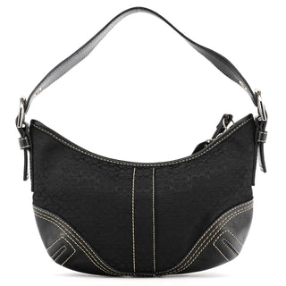 Coach 2154 Black Signature C Shoulder Bag