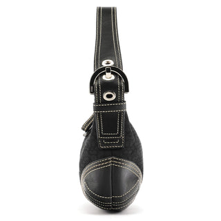 Coach 2154 Black Signature C Shoulder Bag