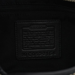 Coach 2154 Black Signature Canvas Soho Shoulder Bag