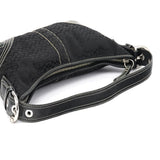 Coach 2154 Black Signature Canvas Soho Shoulder Bag