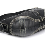 Coach 2154 Black Signature Canvas Soho Shoulder Bag