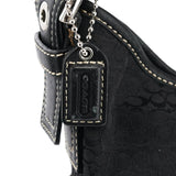 Coach 2154 Black Signature Canvas Soho Shoulder Bag