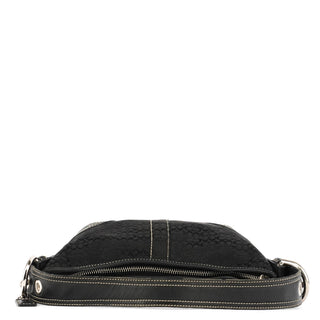 Coach 2154 Black Signature Canvas Soho Shoulder Bag
