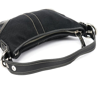Coach 2154 Black Signature Soho Shoulder Bag