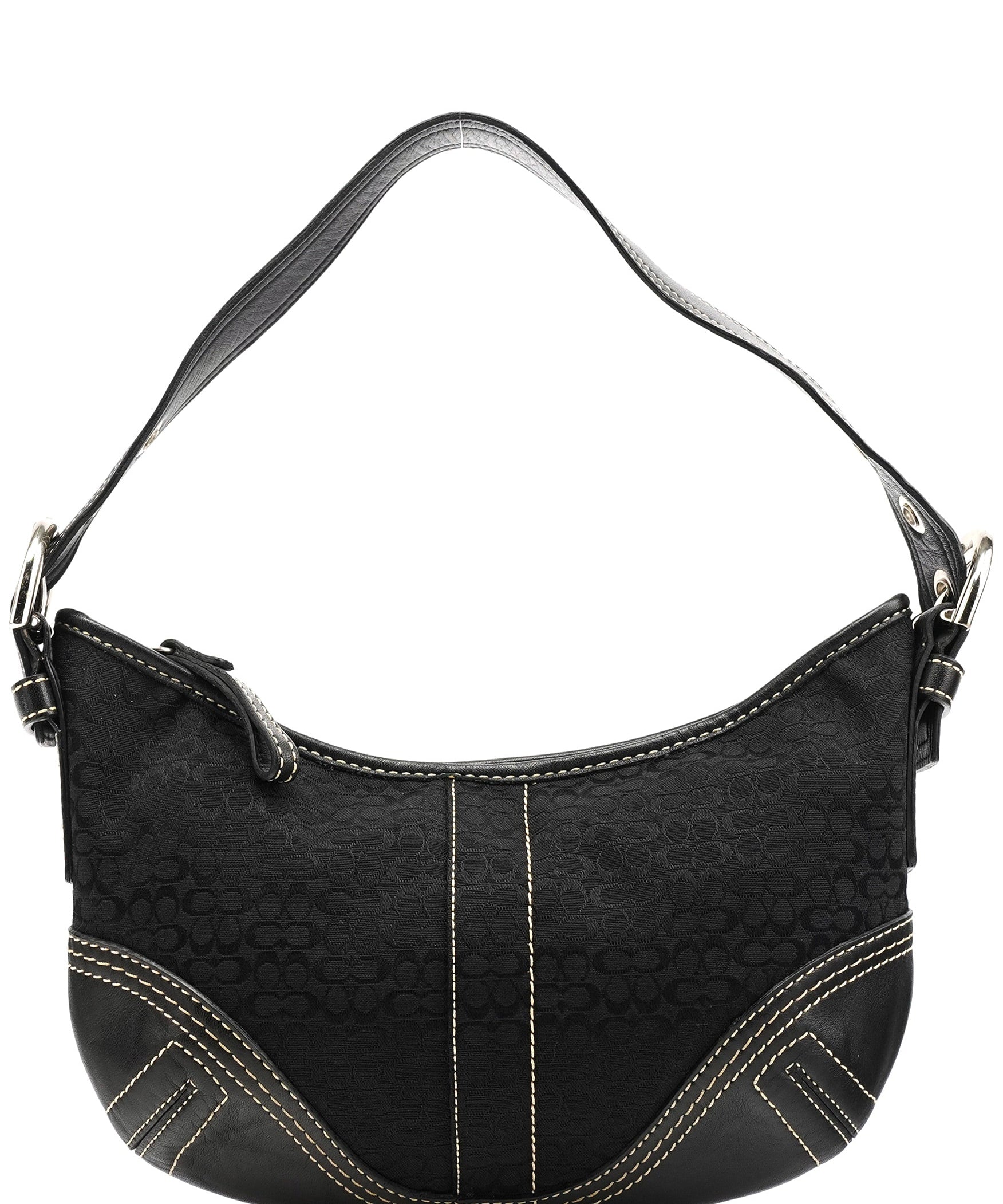 Coach 2154 Black Signature Soho Shoulder Bag