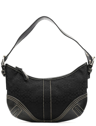 Coach 2154 Black Signature Soho Shoulder Bag