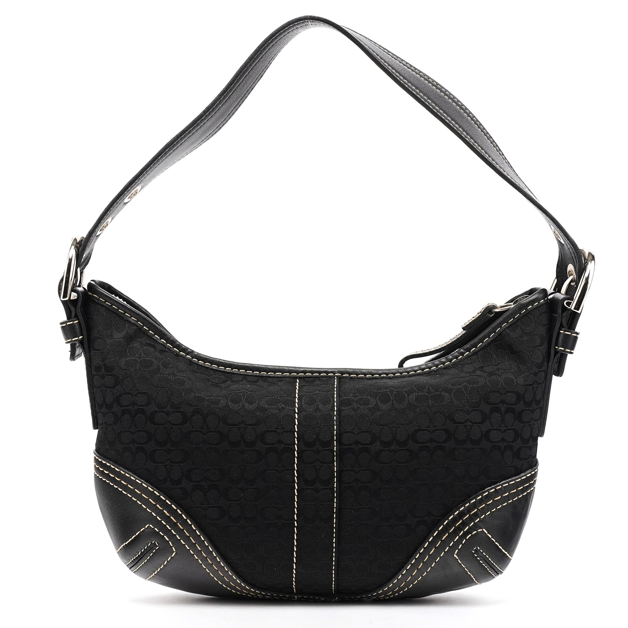Coach 2154 Black Signature Soho Shoulder Bag