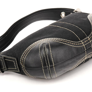 Coach 2154 Black Signature Soho Shoulder Bag