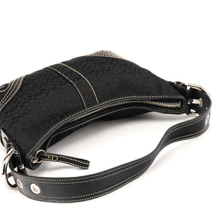 Coach 2154 Black Signature Soho Shoulder Bag