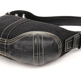 Coach 2154 Black Signature Soho Shoulder Bag