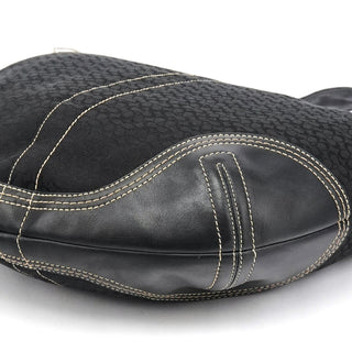 Coach 2158 Black Signature Soho Shoulder Bag