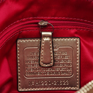 Coach 21623 Beige Silver Soho 2-Way Bag
