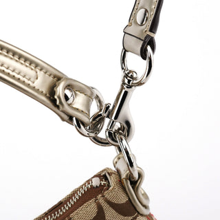 Coach 21623 Beige Silver Soho 2-Way Bag