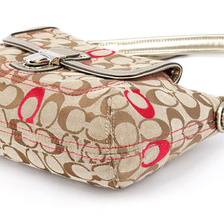 Coach 21623 Beige Silver Soho 2-Way Bag