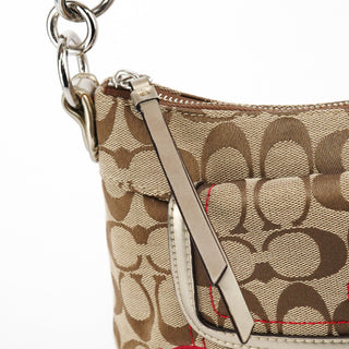 Coach 21623 Beige Silver Soho 2-Way Bag