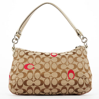 Coach 21623 Beige Silver Soho 2-Way Bag