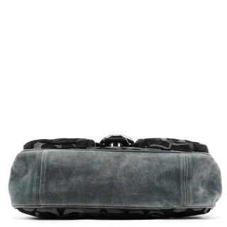 Coach 2175 Black Grey Signature Soho Shoulder Bag