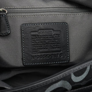 Coach 2175 Black Grey Signature Soho Shoulder Bag