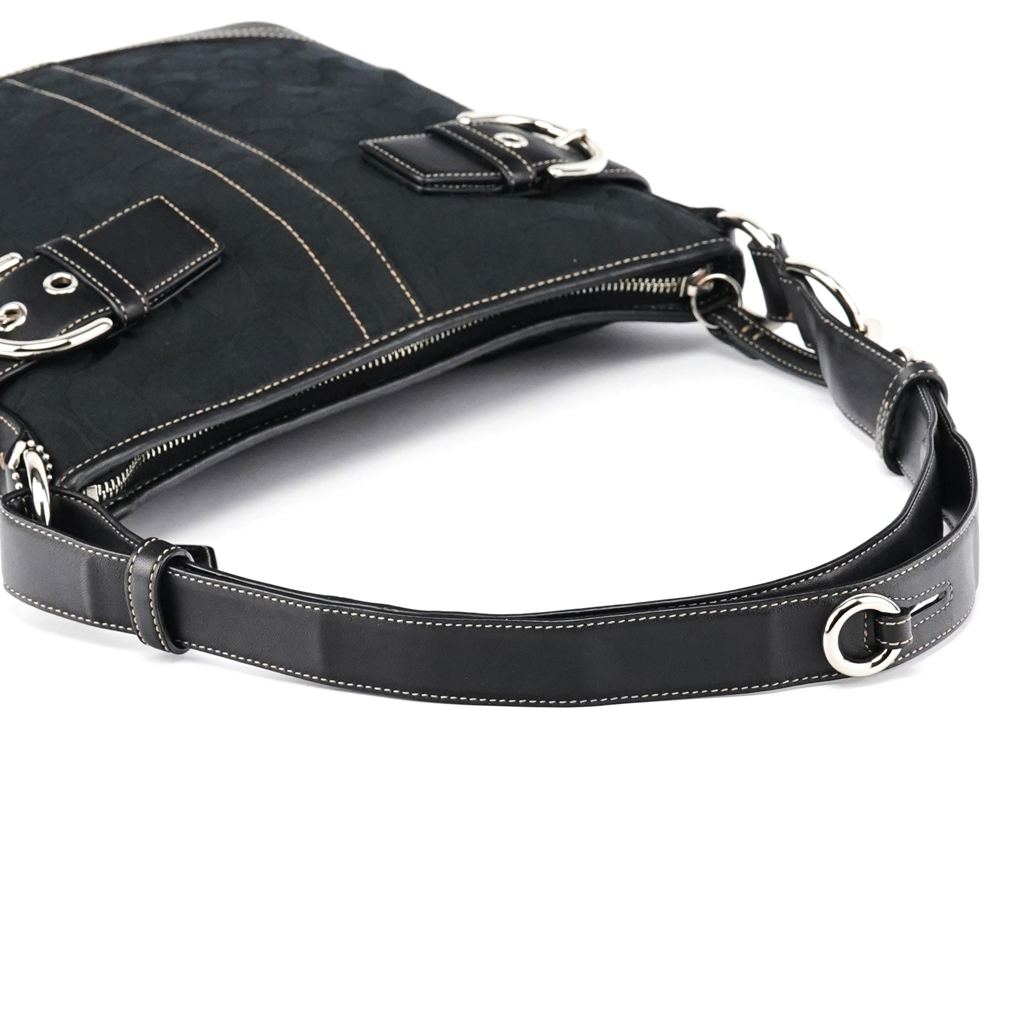Coach 3574 Black Signature Soho 2-Way Bag