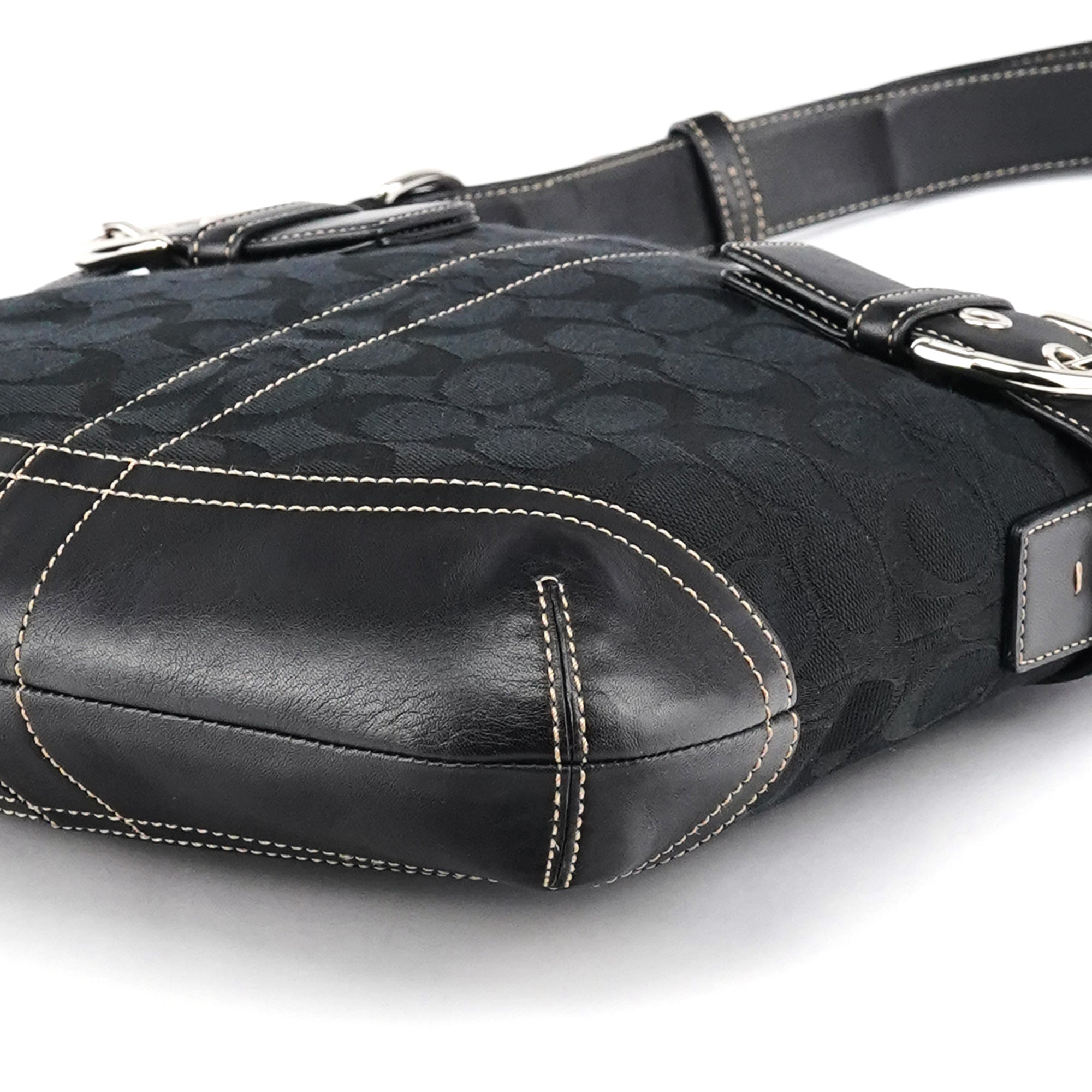 Coach 3574 Black Signature Soho 2-Way Bag