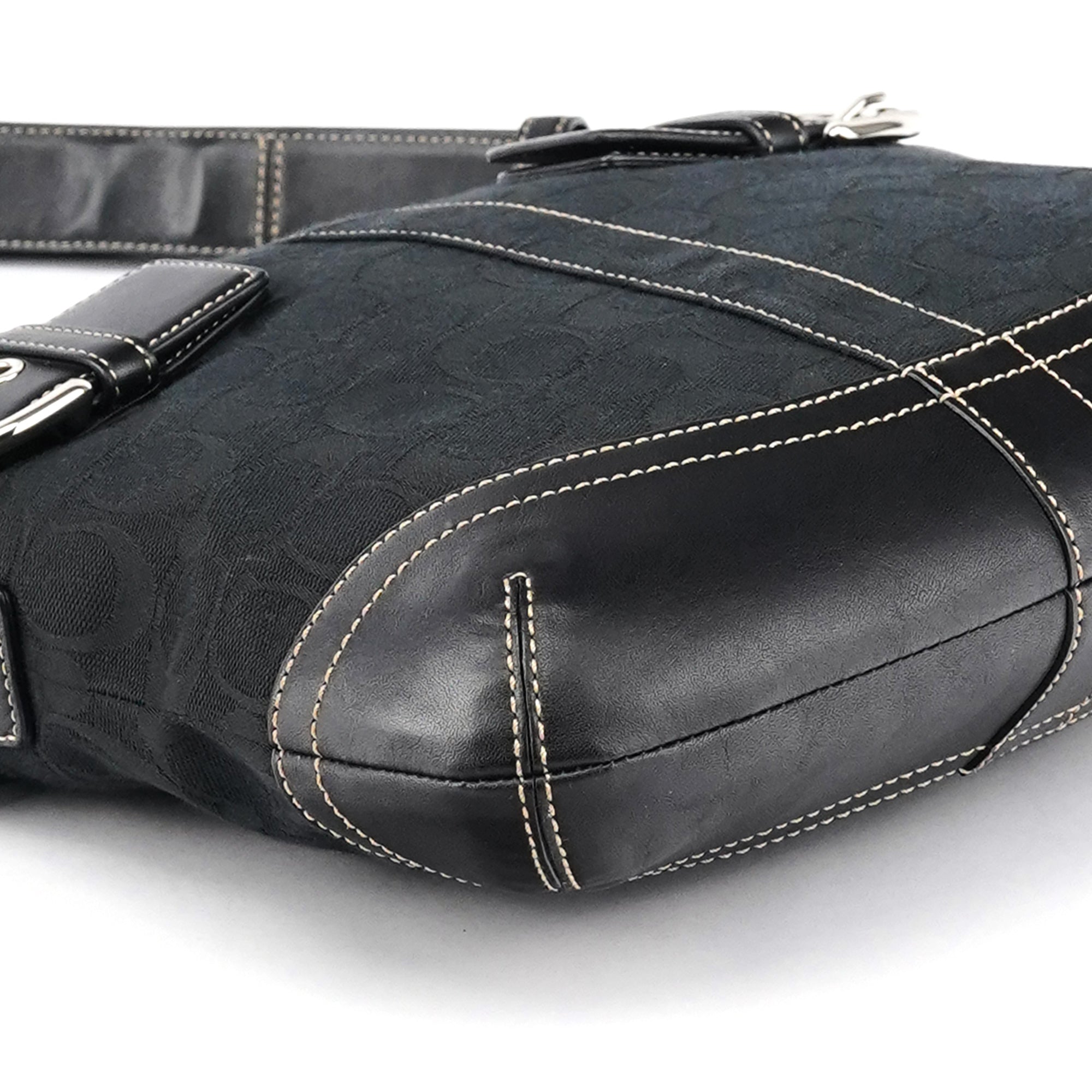 Coach 3574 Black Signature Soho 2-Way Bag