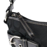 Coach 3574 Black Signature Soho 2-Way Bag