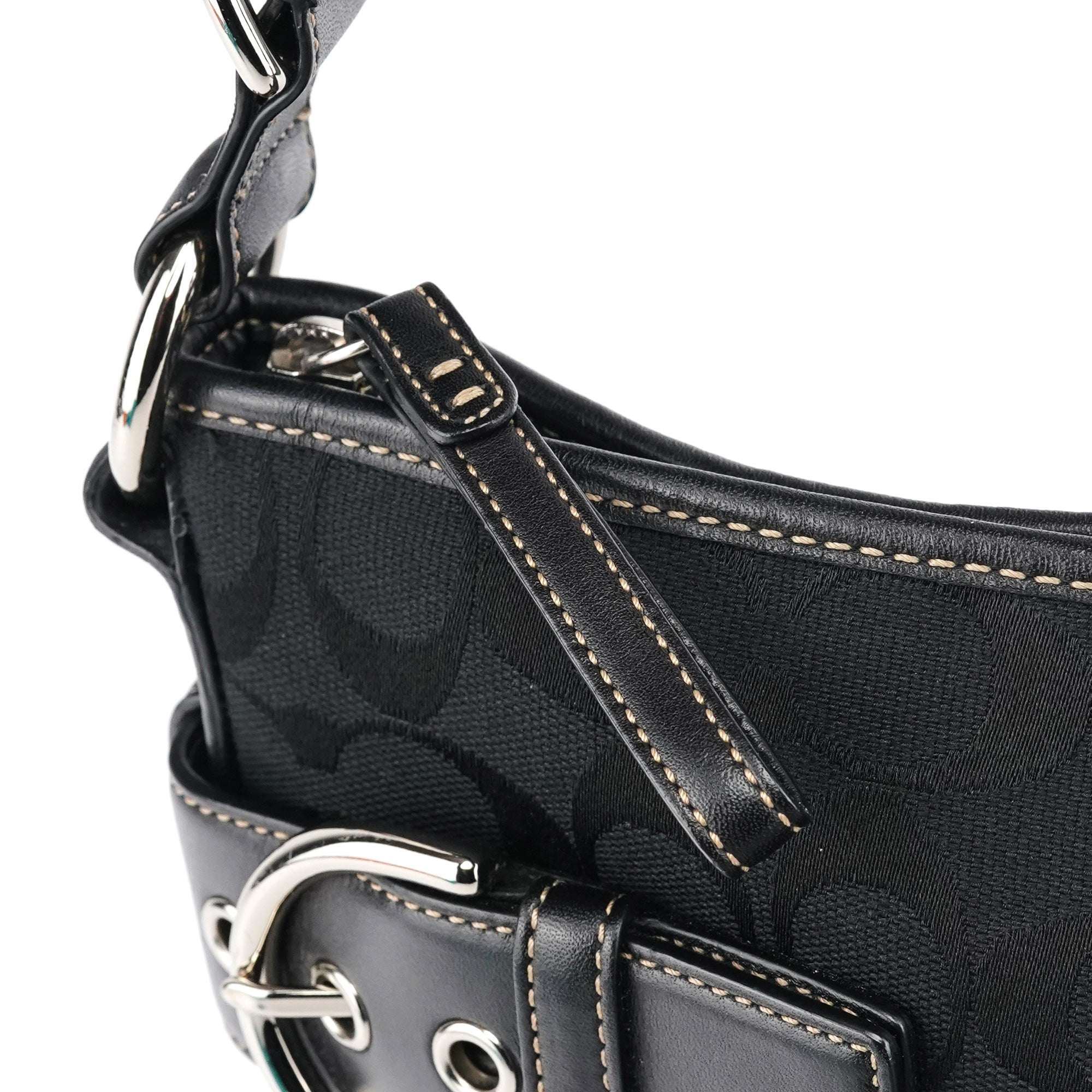 Coach 3574 Black Signature Soho 2-Way Bag