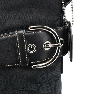Coach 3574 Black Signature Soho 2-Way Bag