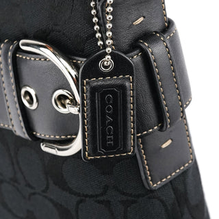 Coach 3574 Black Signature Soho 2-Way Bag