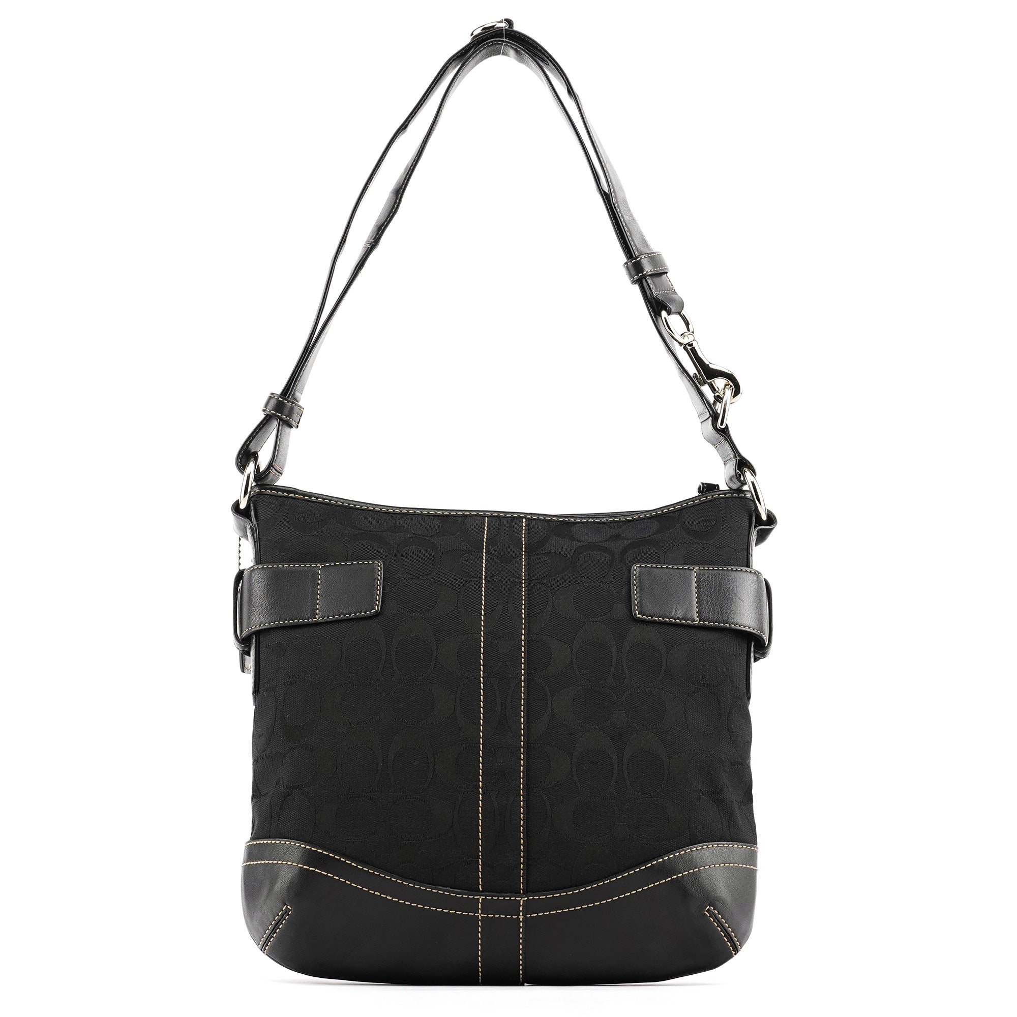 Coach 3574 Black Signature Soho 2-Way Bag