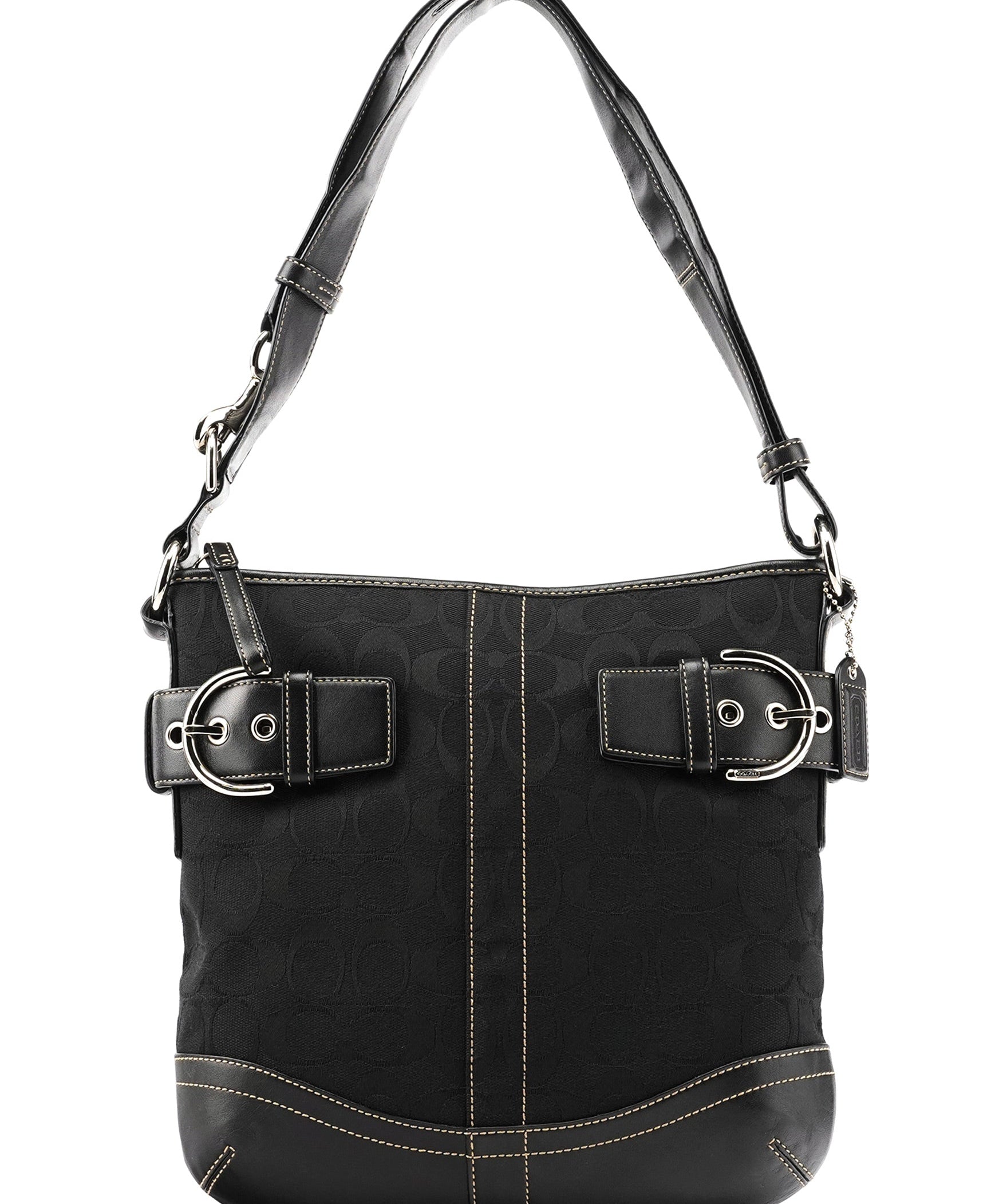 Coach 3574 Black Signature Soho 2-Way Bag