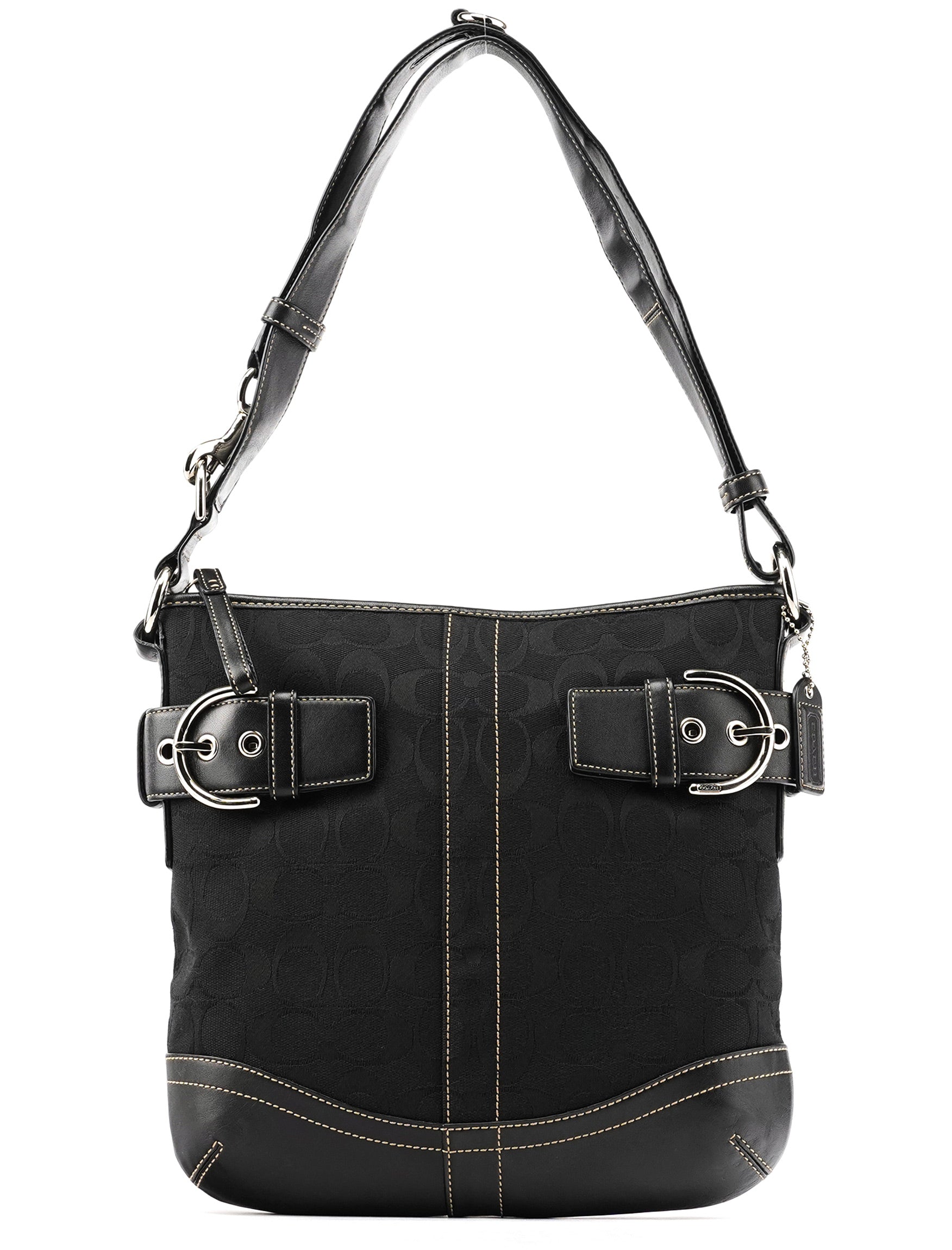 Coach 3574 Black Signature Soho 2-Way Bag