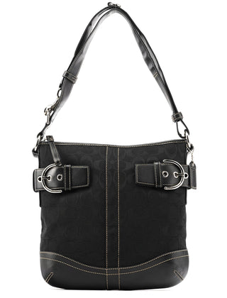 Coach 3574 Black Signature Soho 2-Way Bag