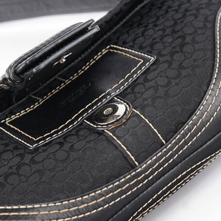 Coach 3628 Black Leather Soho Shoulder Bag