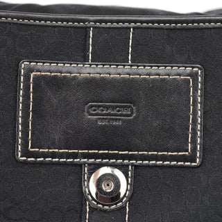 Coach 3628 Black Leather Soho Shoulder Bag