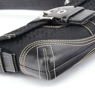 Coach 3628 Black Leather Soho Shoulder Bag